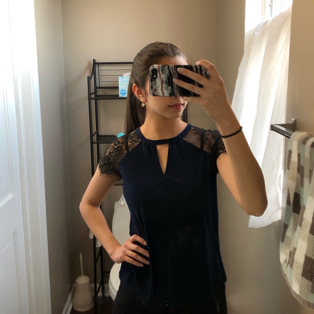 Lace Detail Blouse